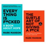 Mark Manson Collection 2 Books Set (The Subtle Art of Not Giving a Fuck, Everything Is Fucked)