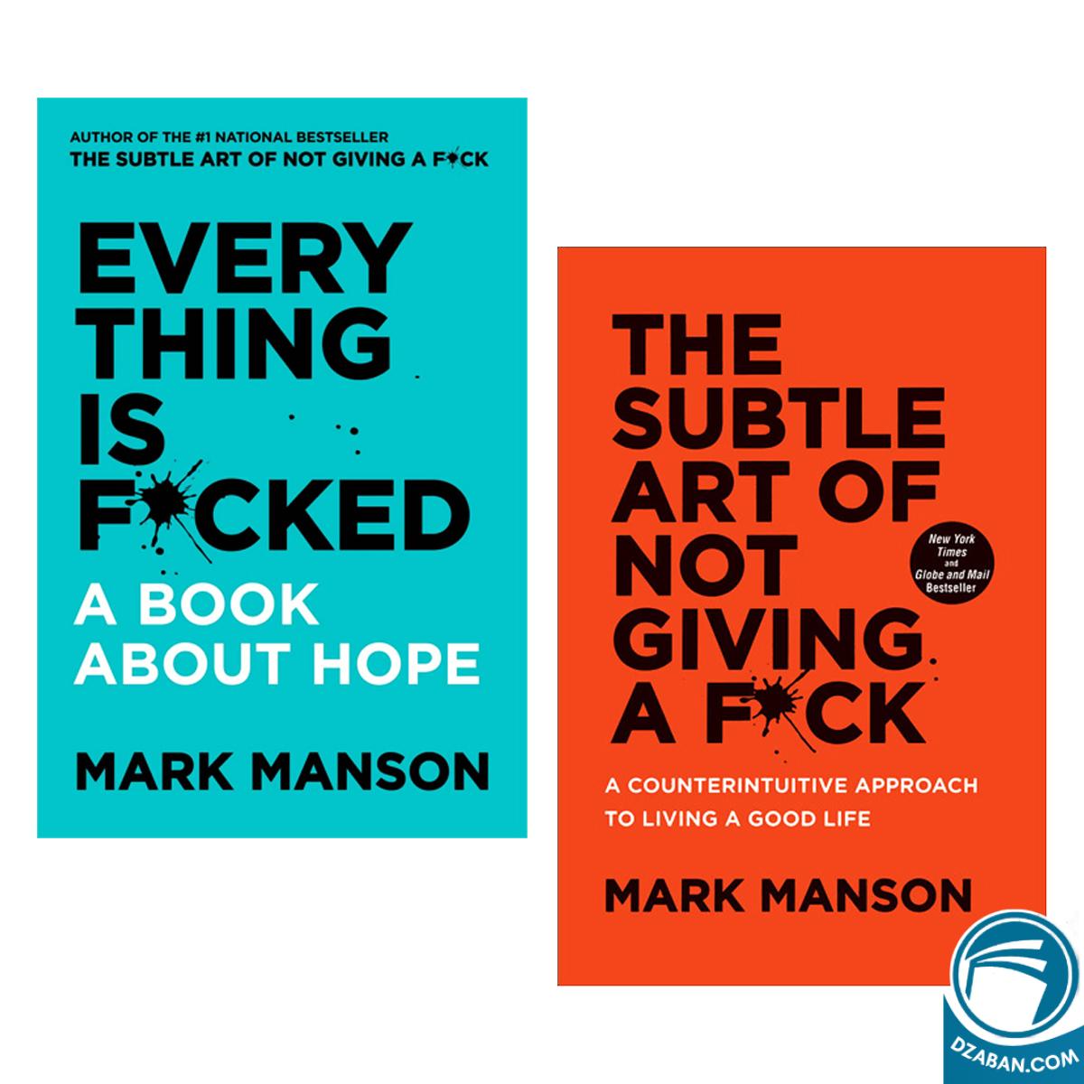 Mark Manson Collection 2 Books Set (The Subtle Art of Not Giving a Fuck, Everything Is Fucked)