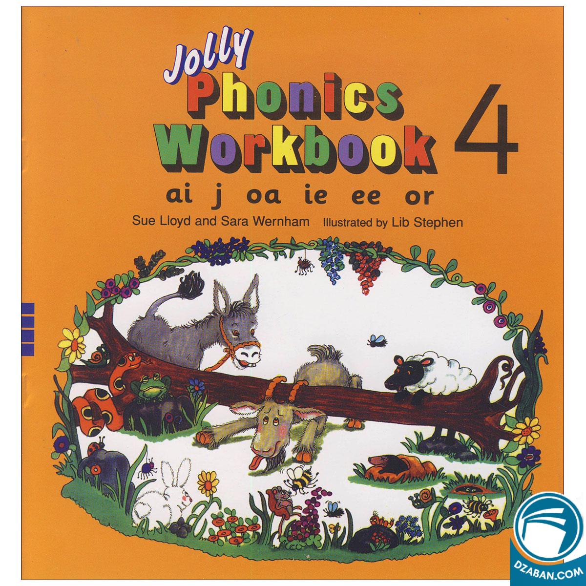 Jolly Phonics Workbook Book 4