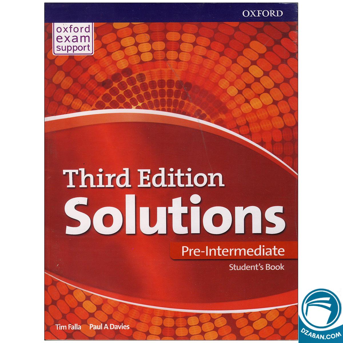 Solutions Pre Intermediate Third Edition