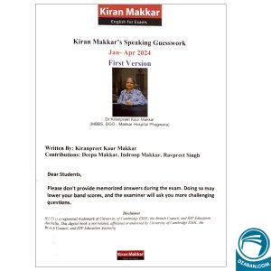 Kiran Makkars Speaking Guesswork Jan-Apr 2024 First Version