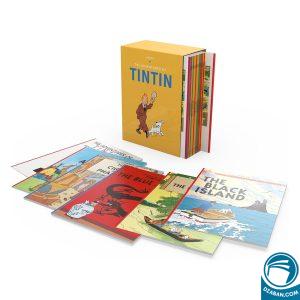 پک 23 جلدی کتاب The Adventures of Tintin به زبان انگلیسی