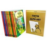 پک 23 جلدی کتاب The Adventures of Tintin به زبان انگلیسی