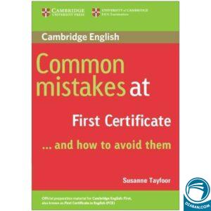 Common mistakes in first certificate
